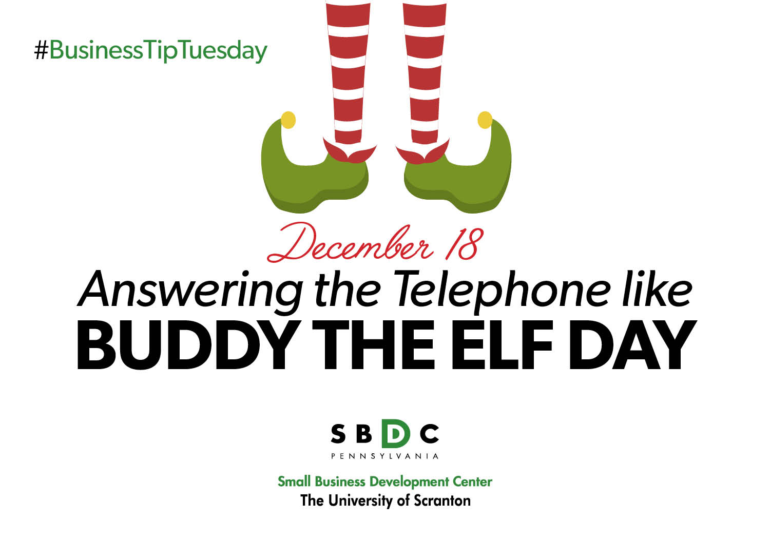 You are currently viewing #BusinessTipTuesday – Answering the Telephone like Buddy the Elf Day