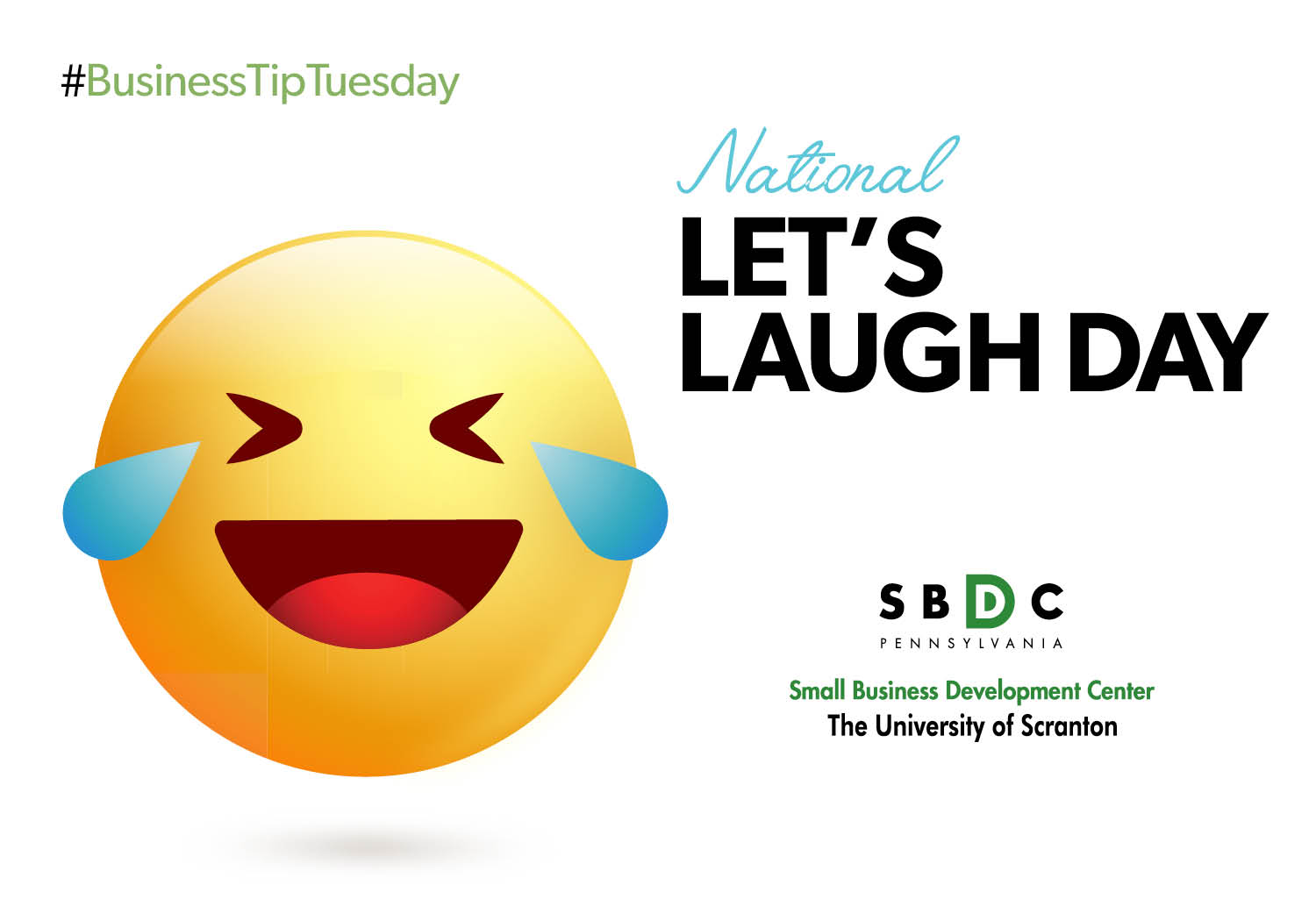 You are currently viewing #BusinessTipTuesday- National Let’s Laugh Day